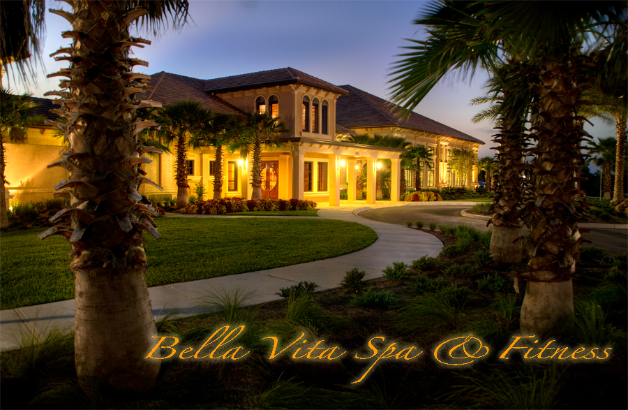 Bella Vita Spa & Fitness at dusk